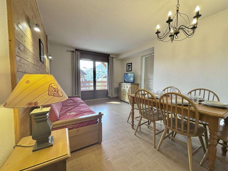Ski verhuur Appartement 3 kamers 6 personen (PAS120) - Chalets des Evettes - Flumet - Woonkamer
