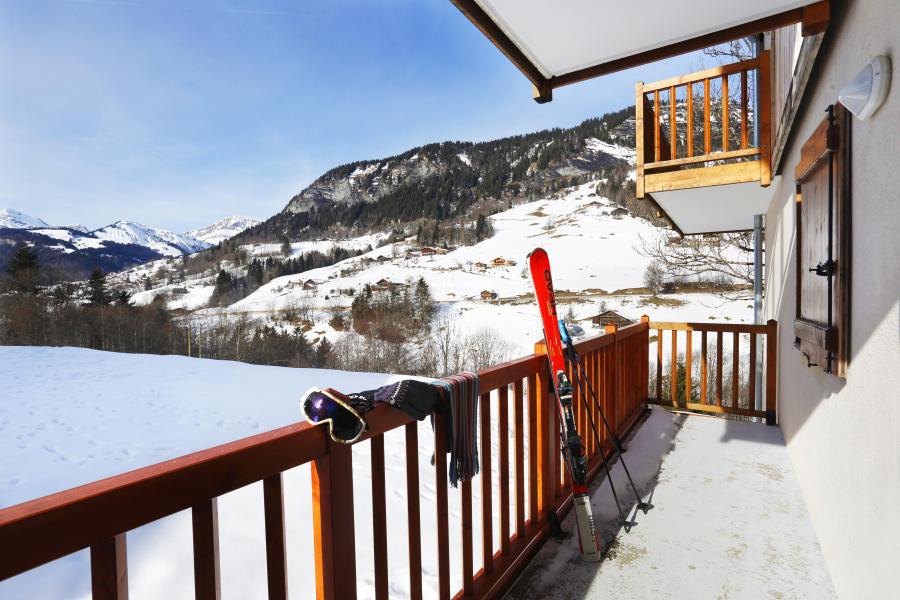 Ski verhuur Résidence les Chalets des Evettes - Flumet - Buiten winter