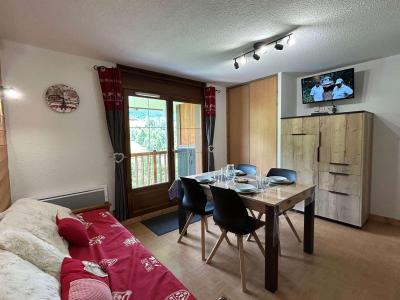 Rent in ski resort 2 room apartment 4 people (09) - Chalets des Evettes - Flumet - Living room