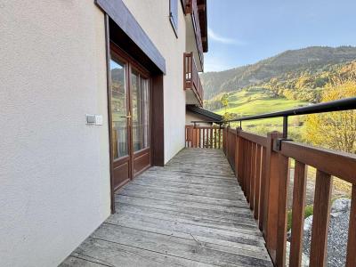 Rent in ski resort 2 room apartment 4 people (A14H) - Chalets des Evettes - Flumet - Balcony