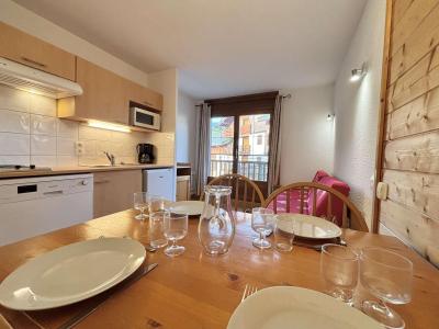 Rent in ski resort 2 room apartment 4 people (A14H) - Chalets des Evettes - Flumet - Living room