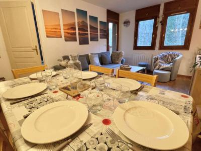 Rent in ski resort 3 room apartment 6 people (02) - Chalets des Evettes - Flumet - Living room