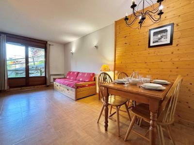 Ski verhuur Appartement 2 kamers 4 personen (B8H) - Chalets des Evettes - Flumet - Woonkamer