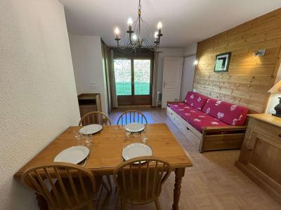 Ski verhuur Appartement 3 kamers 6 personen (120-A2H) - Chalets des Evettes - Flumet - Woonkamer