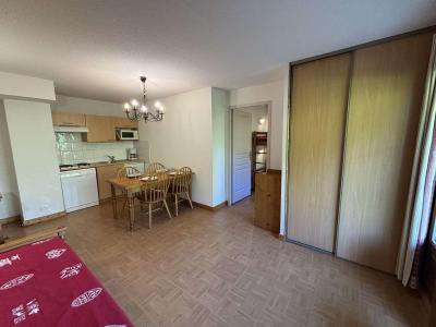 Ski verhuur Appartement 3 kamers 6 personen (120-A2H) - Chalets des Evettes - Flumet - Woonkamer