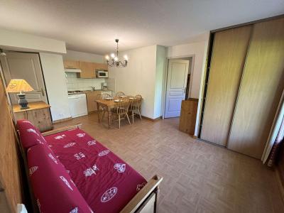 Ski verhuur Appartement 3 kamers 6 personen (120-A2H) - Chalets des Evettes - Flumet - Woonkamer