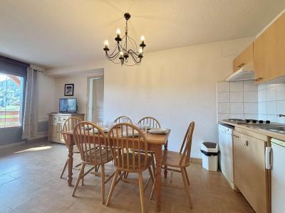Ski verhuur Appartement 3 kamers 6 personen (AC3H) - Chalets des Evettes - Flumet - Woonkamer
