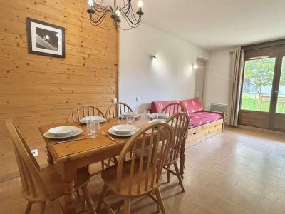 Ski verhuur Appartement 3 kamers 6 personen (B7H) - Chalets des Evettes - Flumet - Woonkamer