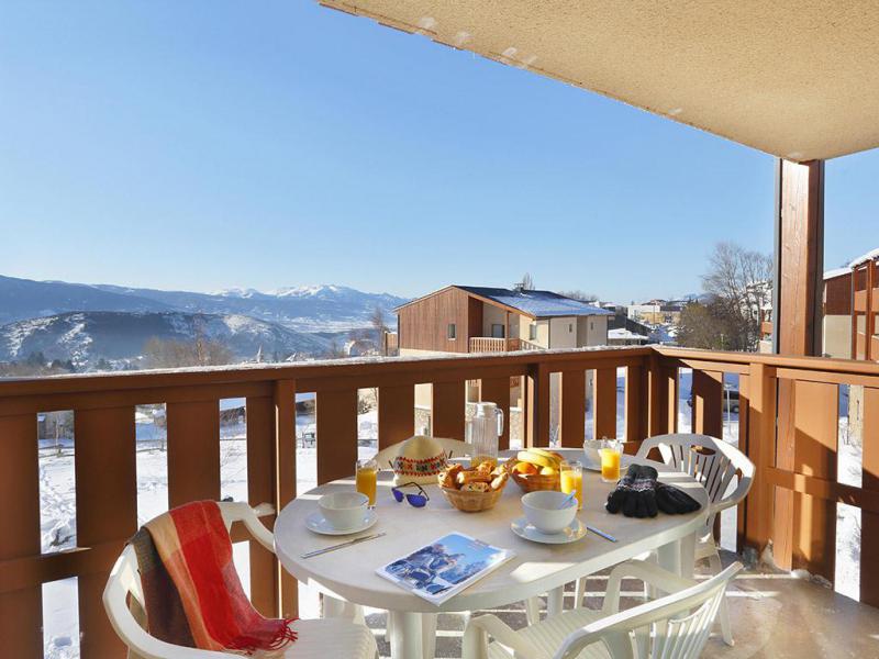 Location au ski Résidence les Chalets du Belvédère - Font Romeu - Balcon