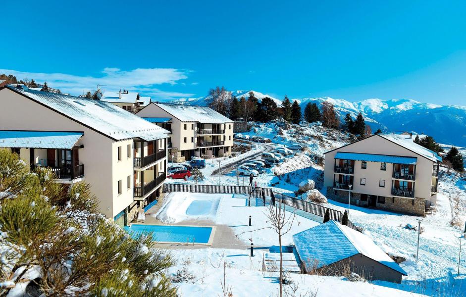 Location au ski Résidence Mille Soleils - Font Romeu - Extérieur hiver