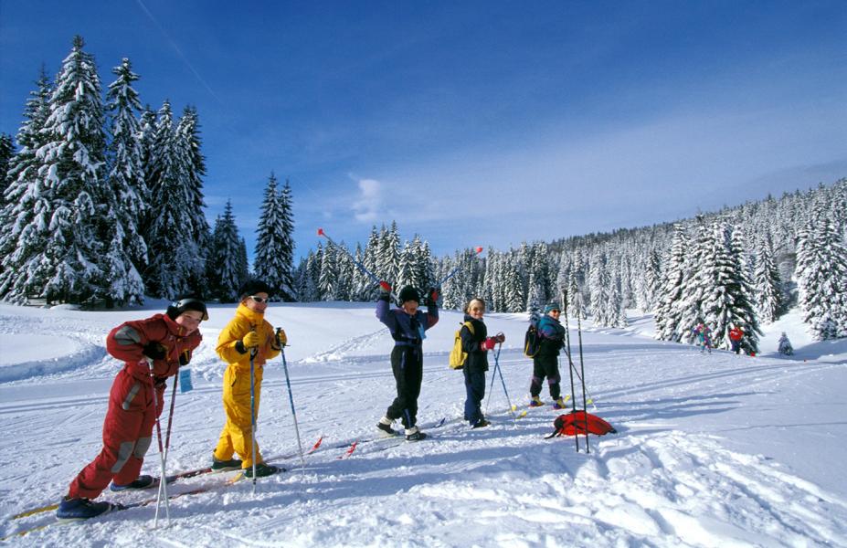 Аренда на лыжном курорте Résidence les Myrtilles - Gérardmer - зимой под открытым небом