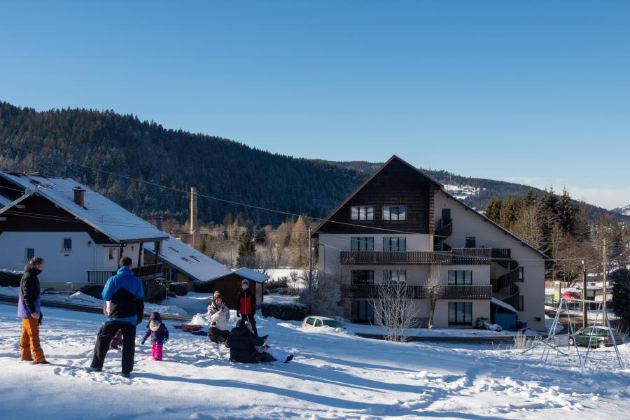 Location au ski Résidence les Myrtilles - Gérardmer - Extérieur hiver