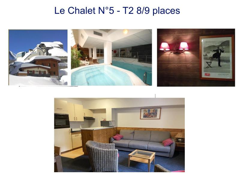 Аренда на лыжном курорте Апартаменты 2 комнат 9 чел. (5) - Résidence le Chalet - Gourette - зимой под открытым небом