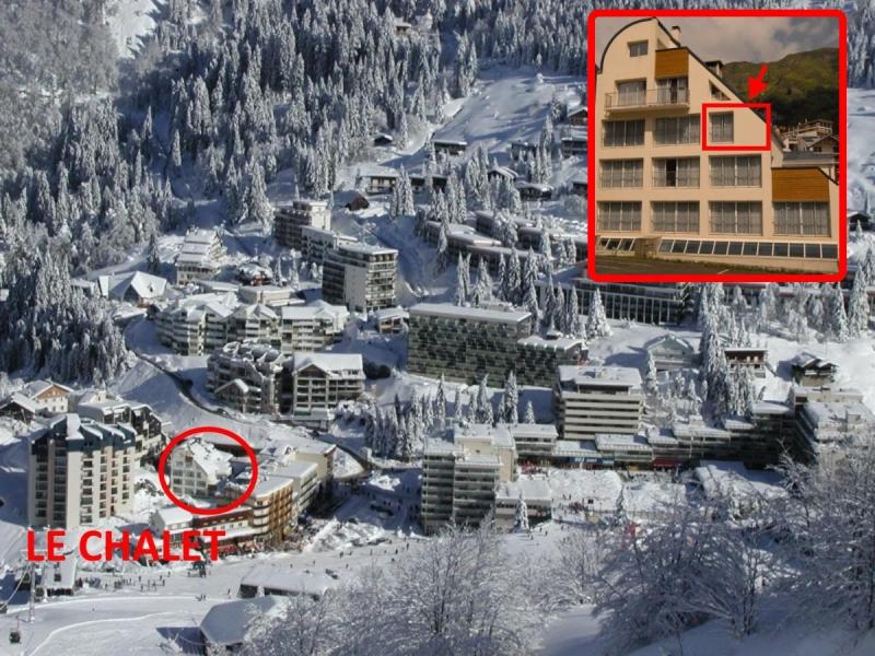 Аренда на лыжном курорте Квартира студия для 4 чел. (18) - Résidence le Chalet - Gourette