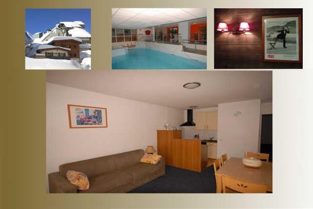Alquiler al esquí Apartamento 3 piezas para 8 personas (10) - Résidence le Chalet - Gourette - Sofá-BZ