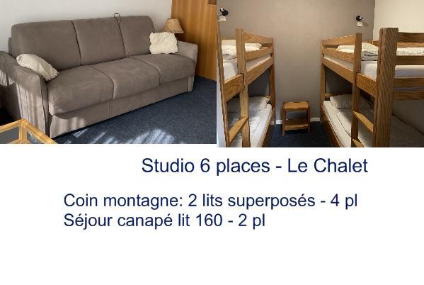 Аренда на лыжном курорте Квартира студия для 6 чел. (9) - Résidence le Chalet - Gourette - апартаменты