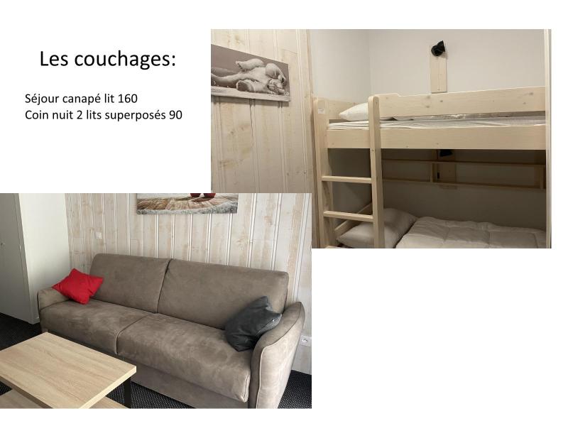 Rent in ski resort Studio sleeping corner 4 people (P17) - Résidence Portillo - Gourette