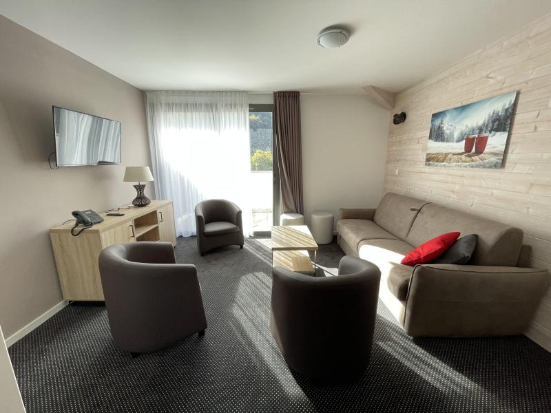 Wynajem na narty Apartament 3 pokojowy kabina 8 osób (43) - Résidence Portillo - Gourette - Pokój gościnny