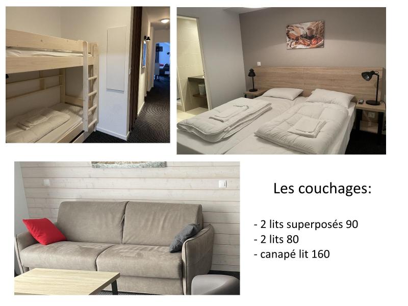 Ski verhuur Studio bergnis 6 personen (P11) - Résidence Portillo - Gourette - Appartementen