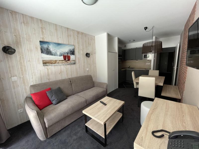 Skiverleih Résidence Portillo - Gourette - Wohnzimmer