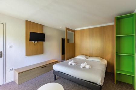 Аренда на лыжном курорте Hôtel Belambra Club Lou Sarri - Gourette - Двухспальная кровать