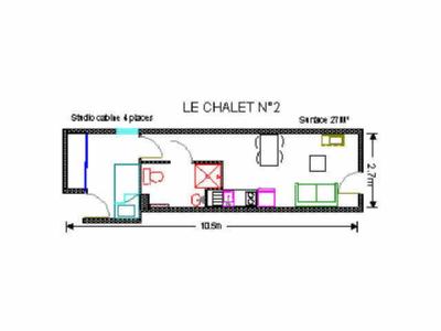 Location au ski Studio 4 personnes (2) - Résidence le Chalet - Gourette