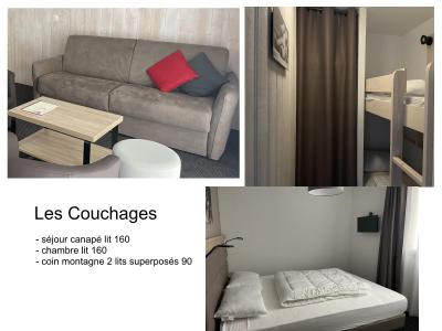 Rent in ski resort 2 room apartment sleeping corner 6 people (P26) - Résidence Portillo - Gourette