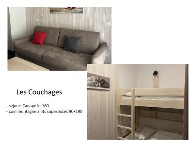 Rent in ski resort Studio sleeping corner 4 people (P15) - Résidence Portillo - Gourette