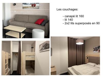 Alquiler al esquí Apartamento cabina para 8 personas (P07) - Résidence Portillo - Gourette
