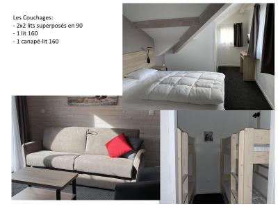 Wynajem na narty Apartament 2 pokojowy kabina 8 osób (45) - Résidence Portillo - Gourette - Apartament