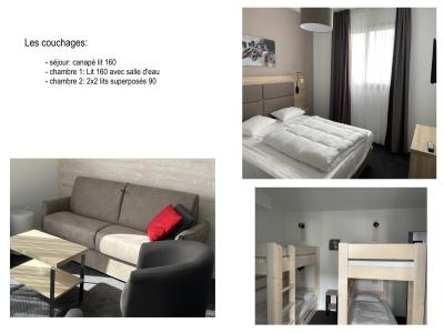 Wynajem na narty Apartament 3 pokojowy kabina 8 osób (43) - Résidence Portillo - Gourette - Apartament