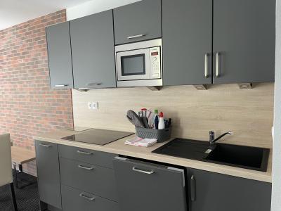 Wynajem na narty Apartament 3 pokojowy z alkową 8 os&oacute;b (P31) - Résidence Portillo - Gourette - Kuchnia