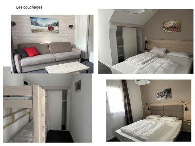 Wynajem na narty Apartament 3 pokojowy z alkową 8 osób (P32) - Résidence Portillo - Gourette - Apartament