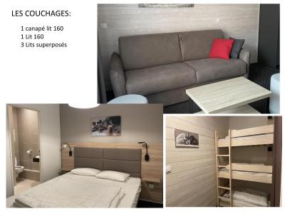 Alquiler al esquí Apartamento 2 piezas cabina para 7 personas (57) - Résidence Portillo - Gourette - Habitación