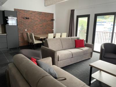 Ski verhuur Appartement duplex 3 kamers bergnis 10 personen (47) - Résidence Portillo - Gourette - Woonkamer