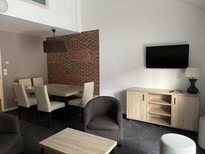 Skiverleih Duplexwohnung 2 Zimmer Schlafnische 8 Personen (P48) - Résidence Portillo - Gourette - Wohnzimmer