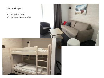 Alquiler al esquí Estudio -espacio montaña- para 4 personas (51) - Résidence Portillo - Gourette - Estancia