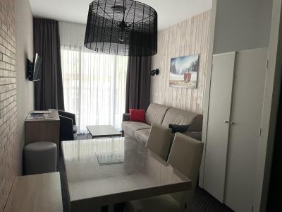 Skiverleih Studio Schlafnische 4 Personen (P16) - Résidence Portillo - Gourette - Wohnzimmer