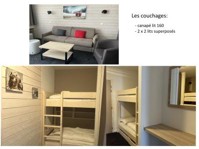Skiverleih Studio Schlafnische 6 Personen (22) - Résidence Portillo - Gourette - Appartement