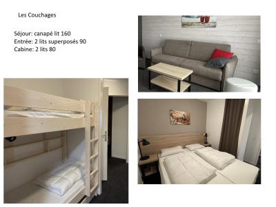 Rent in ski resort Studio sleeping corner 6 people (P03) - Résidence Portillo - Gourette - Apartment