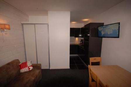 Ski verhuur Studio bergnis 6 personen (100) - Résidence Sanctus - Gourette - Woonkamer