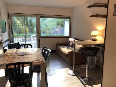 Skiverleih Studio Schlafnische 6 Personen (SAN37) - Résidence Sanctus - Gourette - Wohnzimmer