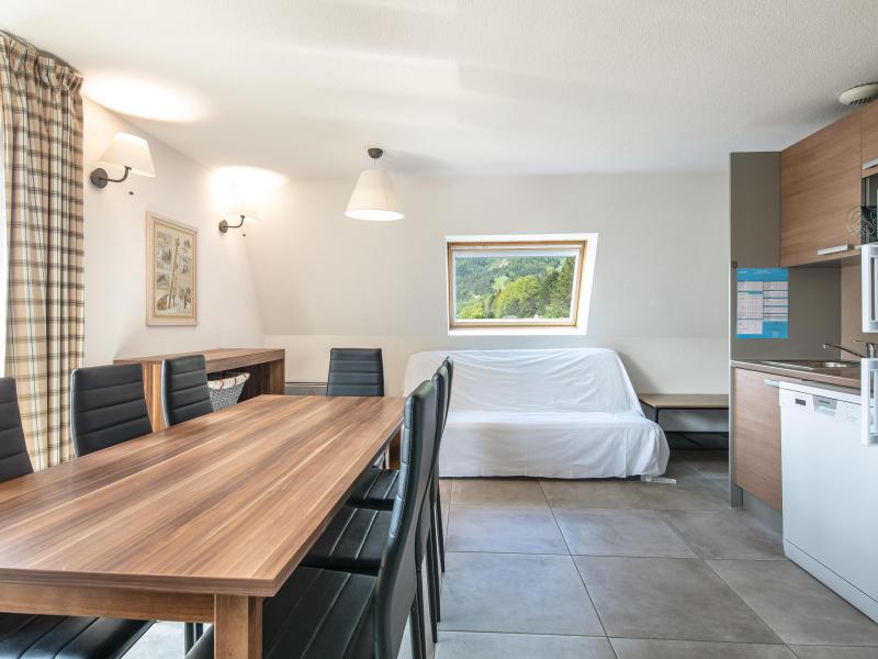 Rent in ski resort 3 room apartment cabin 6-8 people - Résidence les Gentianes - Gresse en Vercors - Living room