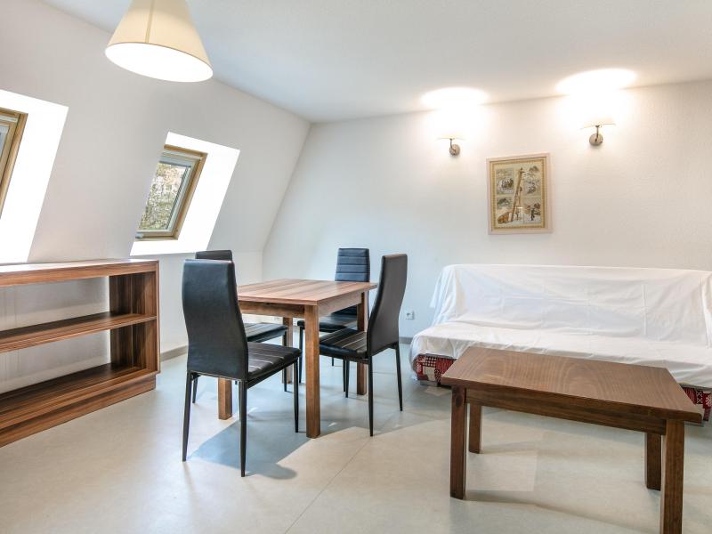 Wynajem na narty Apartament 2 pokojowy 4 osób () - Résidence les Gentianes - Gresse en Vercors - Jadalnia