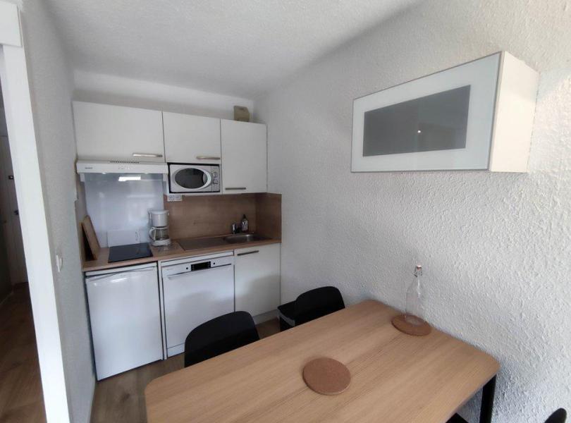 Skiverleih 1-Zimmer-Appartment für 4 Personen (ADR I 517) - Résidence les Adrets I - Isola 2000 - Offene Küche
