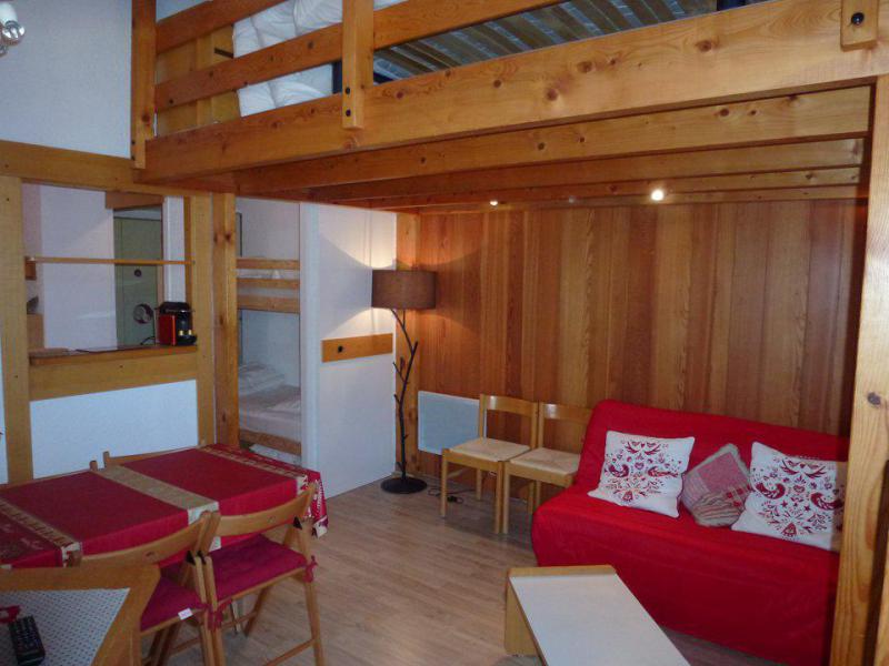 Ski verhuur Studio cabine mezzanine 6 personen (PR711 HAM) - Résidence les Primevères - Isola 2000 - Woonkamer
