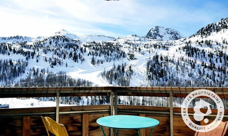 Vacanze in montagna Appartamento 2 stanze per 5 persone (Sélection 31m²-4) - Résidence les Terrasses d'Azur - Maeva Home - Isola 2000 - Esteriore inverno
