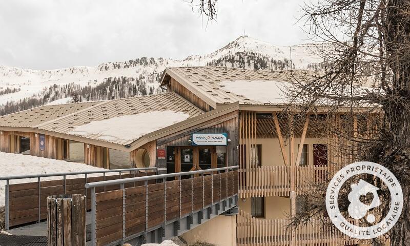 Location au ski Résidence les Terrasses d'Azur - MH - Isola 2000 - Extérieur hiver