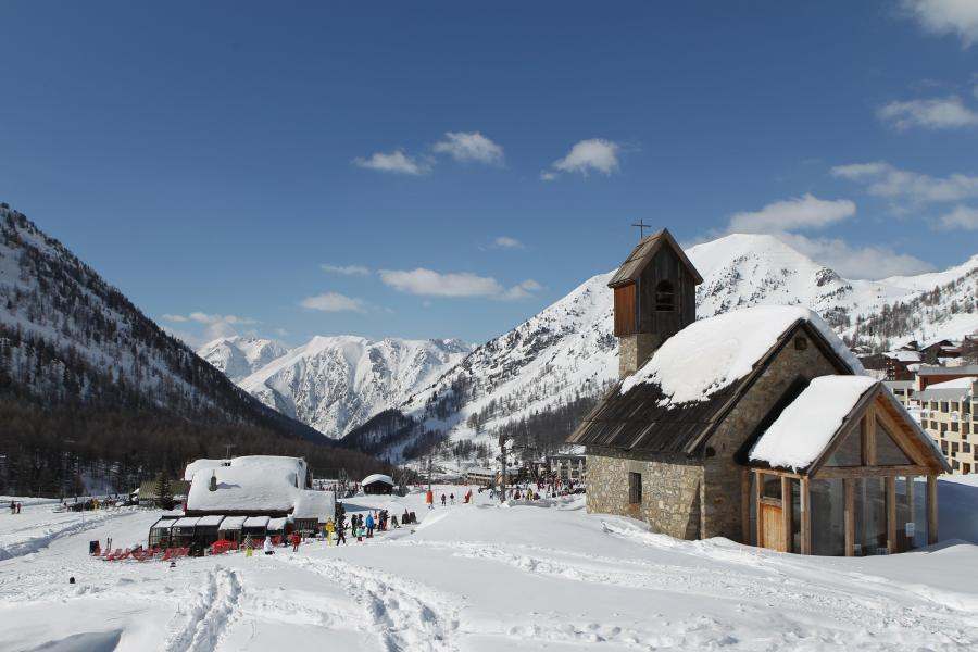 Ski verhuur Résidence MMV les Terrasses d'Isola - Isola 2000 - Buiten winter
