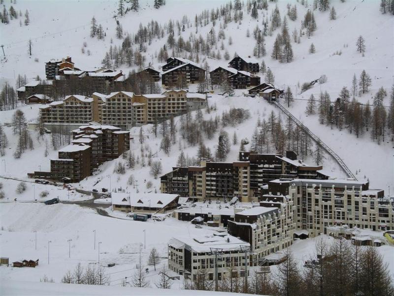 Аренда на лыжном курорте Апартаменты 2 комнат 4 чел. (55) - Résidence Saint Clair II - Isola 2000 - зимой под открытым небом